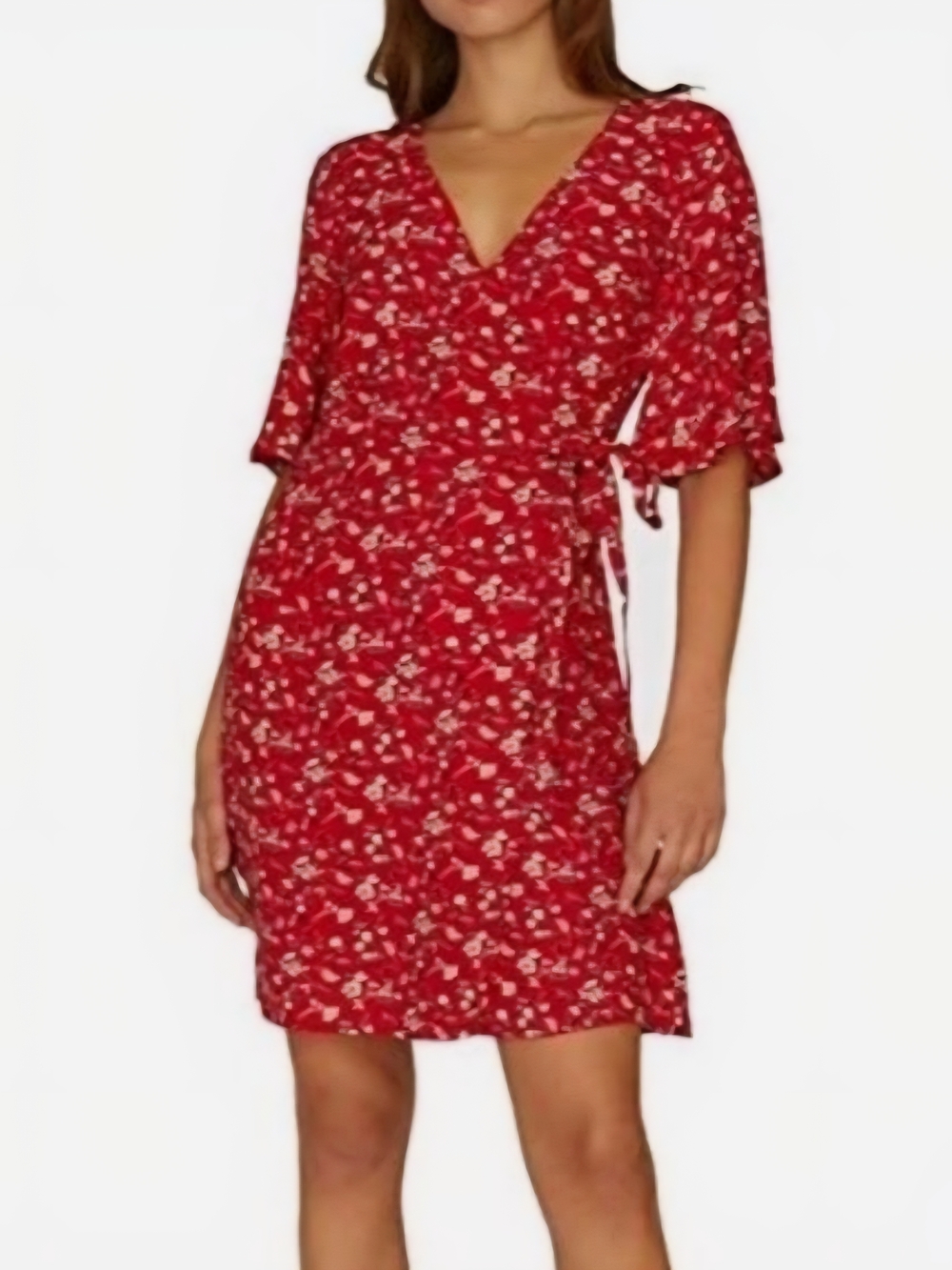 Sanctuary Red Floral Dress (B) Xs